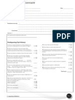 Dysbiosis Questionnaire