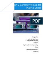 Definición y Características Del Puerto Serial