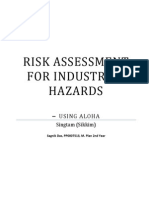 Industrial Risk Assessment Using ALOHA