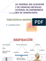 Frecuencia Respiratoria