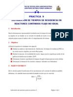 Distribucion de Tiempos de Residencia