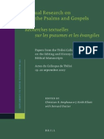 Christian-B. Amphoux, J. Keith Elliott, Bernard Outtier Textual Research On The Psalms and Gospels Recherches Textuelles Sur Les Psaumes Et Les Évangiles PDF