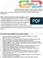 Project Manager Job Description