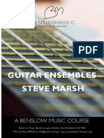 Guitar Ensembles Steve Marsh: A Benslow Music Course