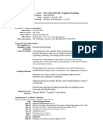 UT Dallas Syllabus For Psy3361.021.06u Taught by James Bartlett (Jbartlet)