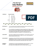 SHS Daily Bulletin 12-5-14