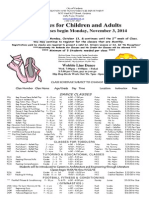 Gardena Class Schedule