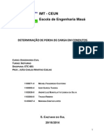 Determinação de Perda de Carga em Condutos