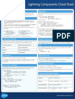 Salesforce Lightening Components Cheatsheet