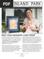 Weinland Park: Meet Your Neighbor: Lydia Yoder