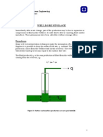 Notes On Wellbore Storage