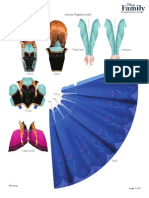 Disney Frozen Anna Papercraft Craft Printable 0913 FDCOM