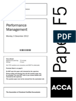 Acca f5 2012 Dec