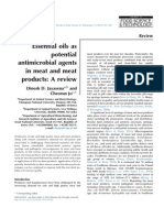 Essential Oils As Potential Antimicrobial Agents in Meat and Meat Products