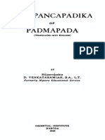 Panchapadika - Of.padmapada. English PDF