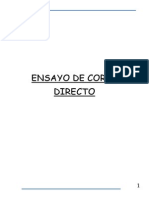 Informe - Ensayo de Corte Directo