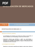 Tipos de Investigacion de Mercados