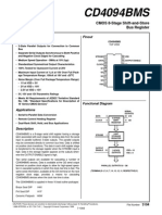 CD4094BMS: Pinout Features