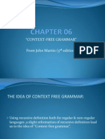 "Context-Free Grammar" From John Martin (3 Edition)