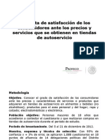 Encuesta Sobre Tiendas de Autoservicio