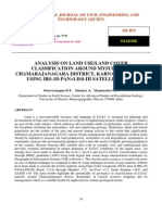 Analysis On Land Use Land Cover Classification Around Mysuru and Chamarajanagara District Karnataka India Using Irs 1d Pan Liss III Satellite Data