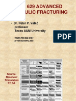 Pete 629 Advanced Hydraulic Fracturing: - Dr. Peter P. Valkó