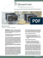 Streamcube: Audio Streaming Over Ip