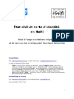 Etat Civil Haiti