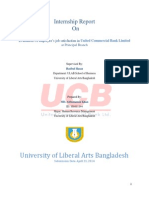 Internship Report On Job Satisfaction Level at UCBL# PDF