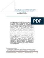 El Peligro Procesal Como Presupuesto de La Medida Coercitiva Personal