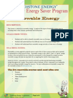 Renewable Energy Lesson Plan