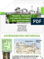 Historia de La Industria Del Gas Natural en Venezuela