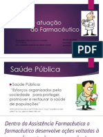 Áreas de Atuação Do Farmacêutico