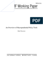 An Overview of Macroprudential Policy Tools 