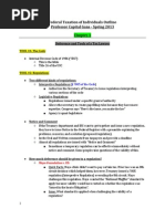 Fed Tax - Final Outline