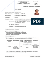 CV Format - M.tech.