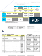 Imtech Second Semester Time Table Term I 2014-15: Monday Tuesday Wednesday Thursday Friday Saturday