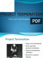 Project Termination