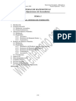 Tema 1 Matemáticas Secundaria