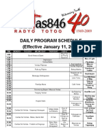 Veritas846 Nationwide Schedule