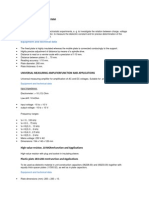 Plate Capacitor, D 260 MM: Function and Appliations