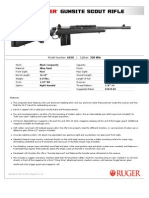 Ruger Gunsite Scout Rifle Lightweight Composite Stock