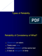 Types of Reliability