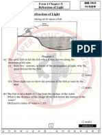 Form 4 Chapter 5: Refraction of Light