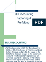 Bill Discounting Factoring & Forfaiting