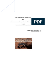 X-Ray Fluorescence: Energy-Dispersive Technique (EDXRF) : Advanced Physics Laboratory XRF