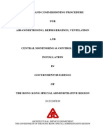 Testing and Commissioning Procedure For Air-Conditioning, Refrigeration, Ventilation