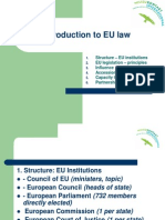 Introduction To Eu Law