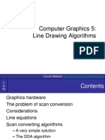 Computer Graphics 5: Line Drawing Algorithms: Course Website