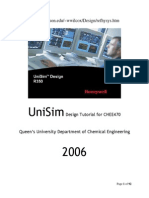 UniSim Design Tutorial